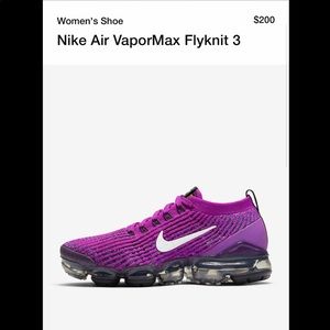 Nike Vapormax size 7.5